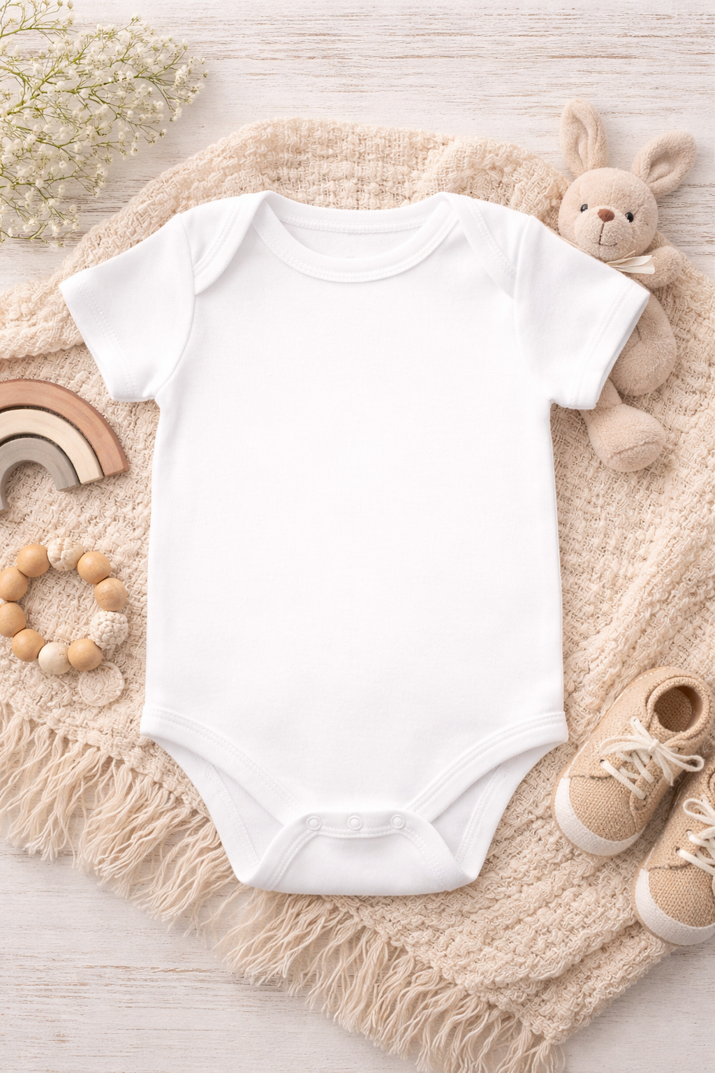 Baby Outfit mit Wunschtext & Tiermotiv