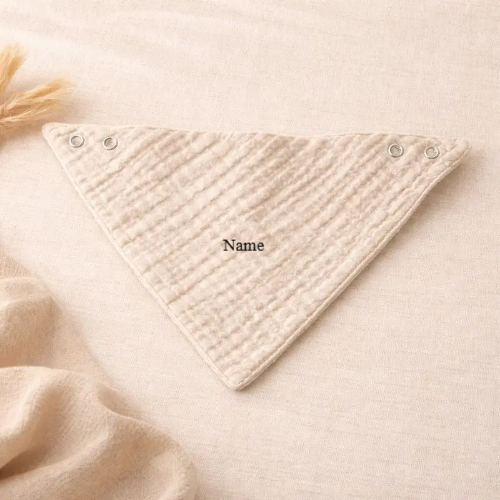 Baby Halstuch – personalisiert mit Wunschmotiv & Text