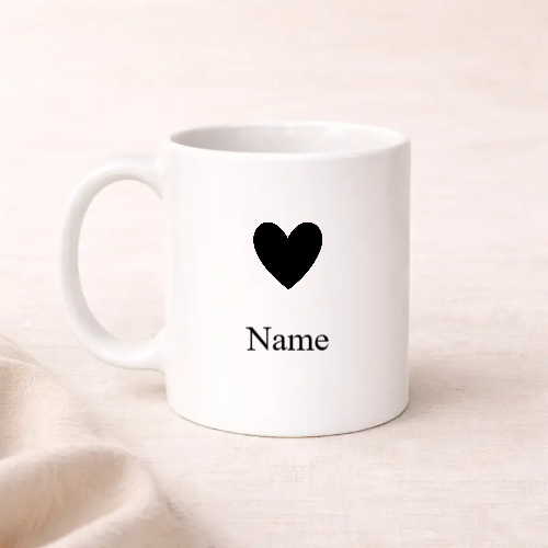 Personalisierte Tasse mit Wunschtext + Motiv